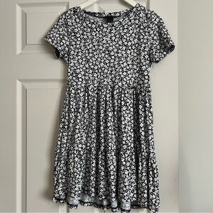 Rebel Sugar Black and White Floral Dress